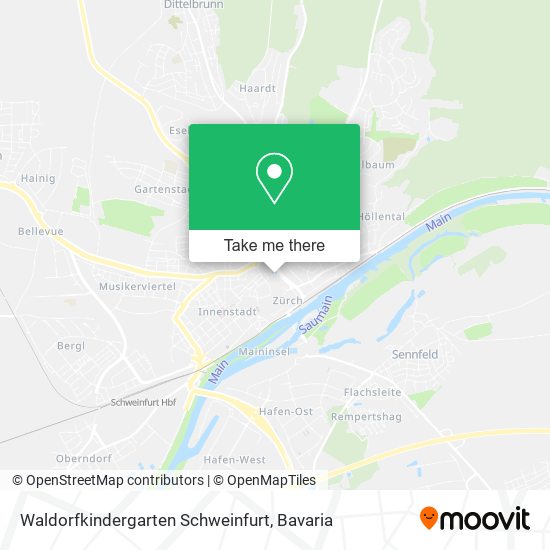 Waldorfkindergarten Schweinfurt map