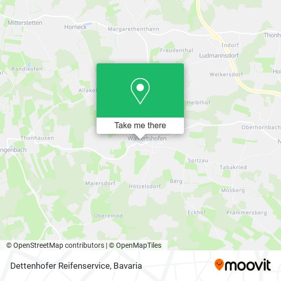 Dettenhofer Reifenservice map