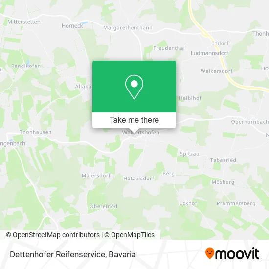 Карта Dettenhofer Reifenservice