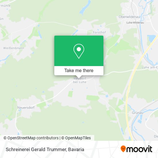 Schreinerei Gerald Trummer map