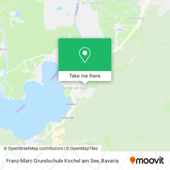 Карта Franz-Marc Grundschule Kochel am See