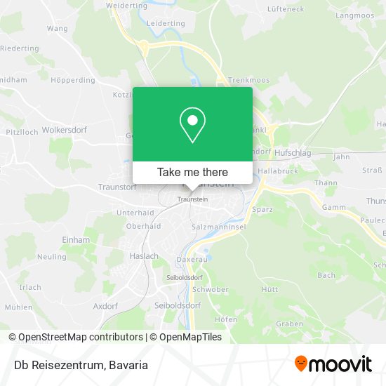 Db Reisezentrum map