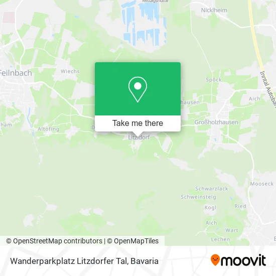 Карта Wanderparkplatz Litzdorfer Tal