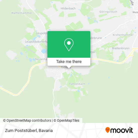 Карта Zum Poststüberl