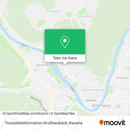 Карта Touristeninformation Großheubach