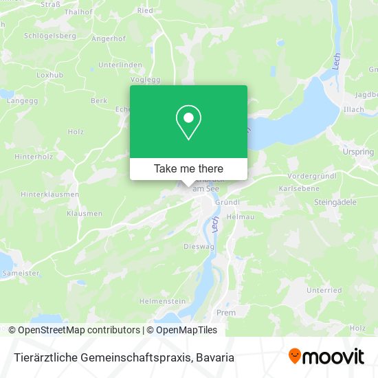 Tierärztliche Gemeinschaftspraxis map