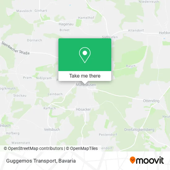 Карта Guggemos Transport