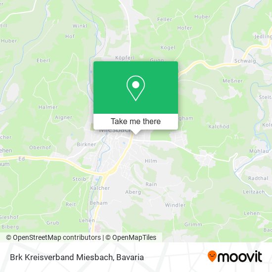 Brk Kreisverband Miesbach map