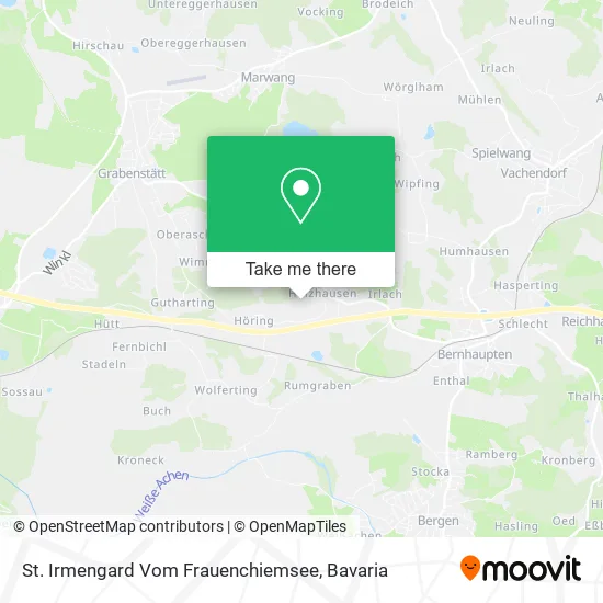 Карта St. Irmengard Vom Frauenchiemsee