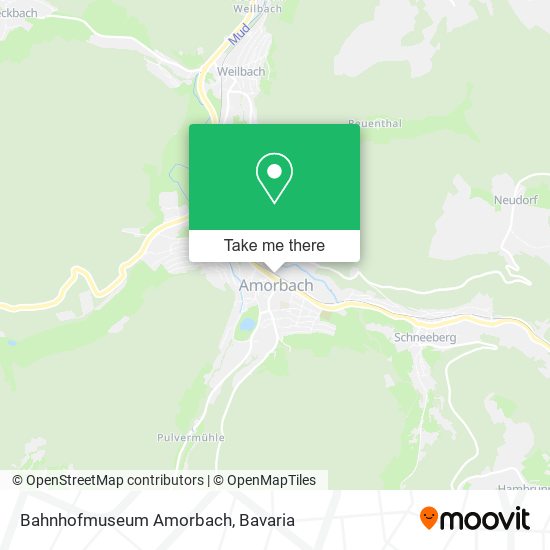 Bahnhofmuseum Amorbach map