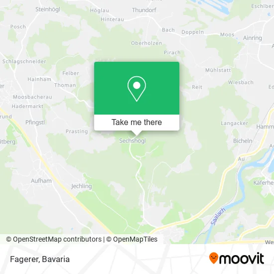 Карта Fagerer
