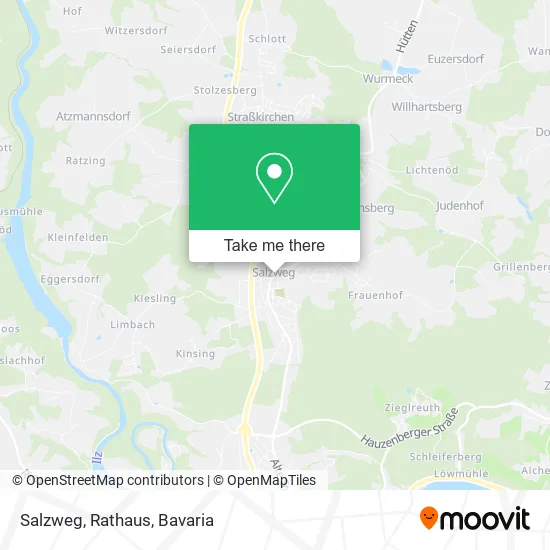 Карта Salzweg, Rathaus