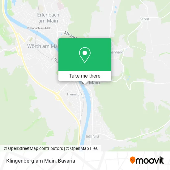 Карта Klingenberg am Main