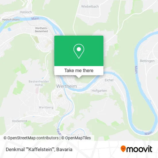 Карта Denkmal ""Kaffelstein""