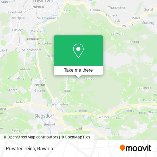 Карта Privater Teich