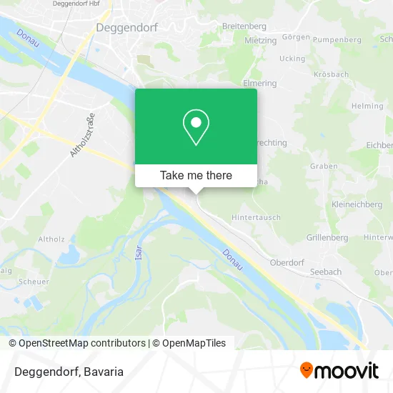 Карта Deggendorf