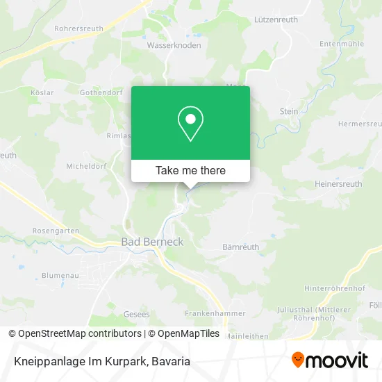 Карта Kneippanlage Im Kurpark
