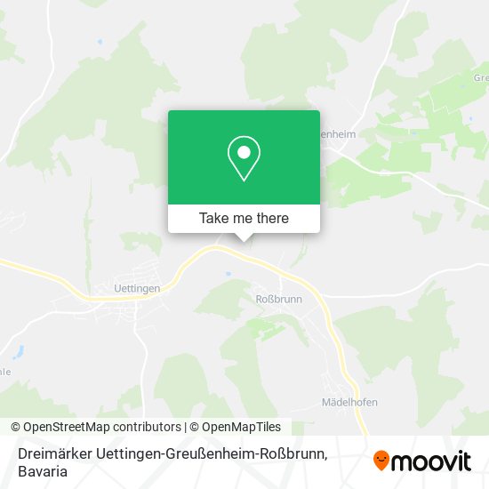 Dreimärker Uettingen-Greußenheim-Roßbrunn map