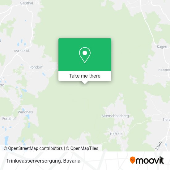 Карта Trinkwasserversorgung