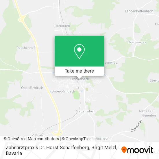Карта Zahnarztpraxis Dr. Horst Scharfenberg, Birgit Melzl