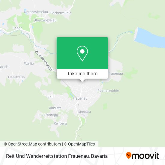 Reit Und Wanderreitstation Frauenau map