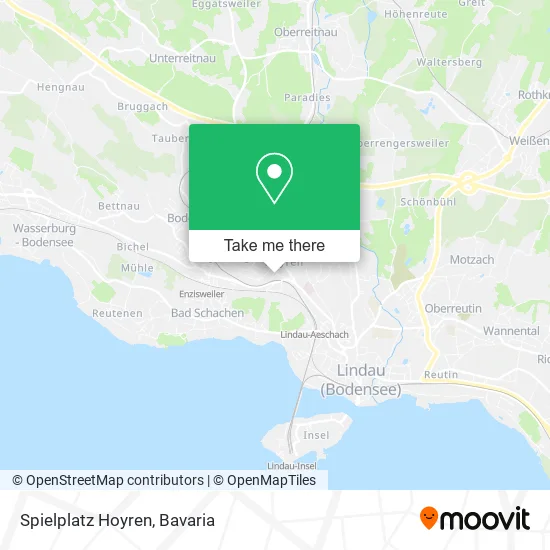 Карта Spielplatz Hoyren