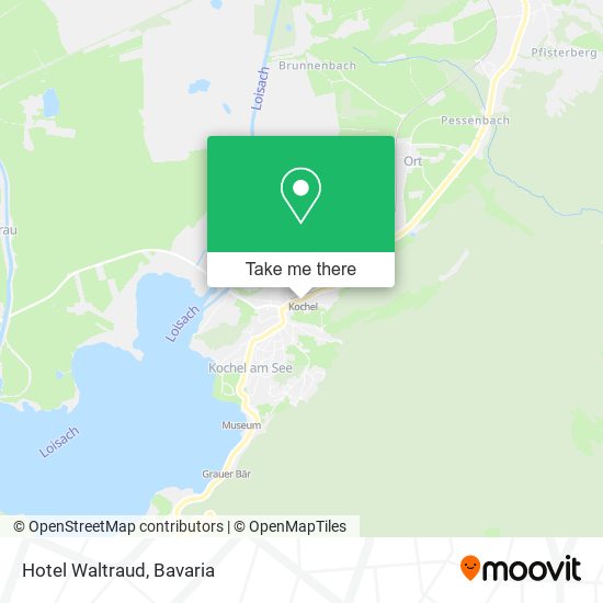 Hotel Waltraud map