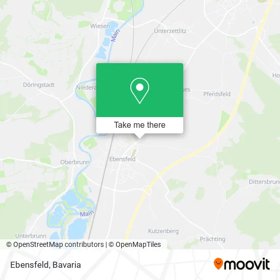 Ebensfeld map