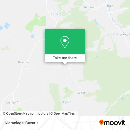 Карта Kläranlage