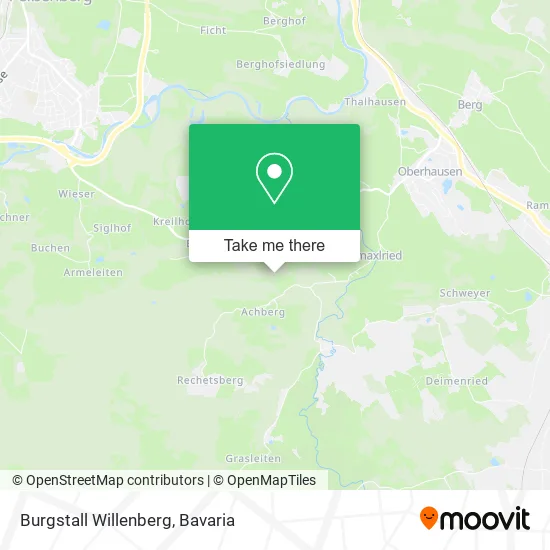 Карта Burgstall Willenberg