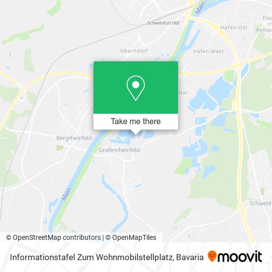 Карта Informationstafel Zum Wohnmobilstellplatz