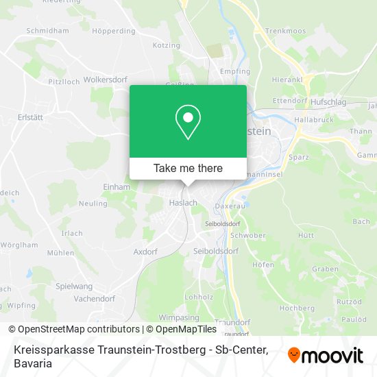 Kreissparkasse Traunstein-Trostberg - Sb-Center map