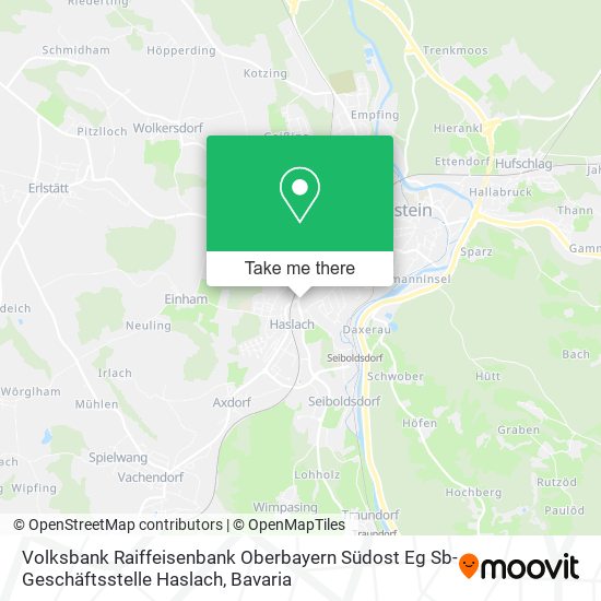 Volksbank Raiffeisenbank Oberbayern Südost Eg Sb-Geschäftsstelle Haslach map