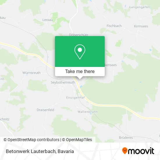 Карта Betonwerk Lauterbach