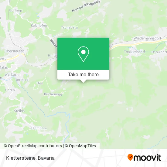 Карта Klettersteine