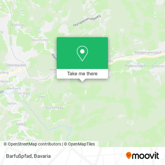 Карта Barfußpfad