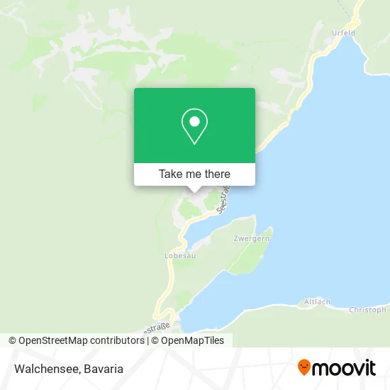 Карта Walchensee