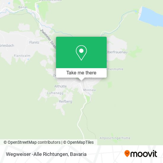 Wegweiser -Alle Richtungen map