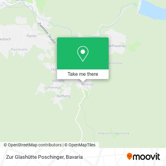 Zur Glashütte Poschinger map