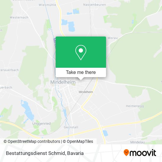 Bestattungsdienst Schmid map