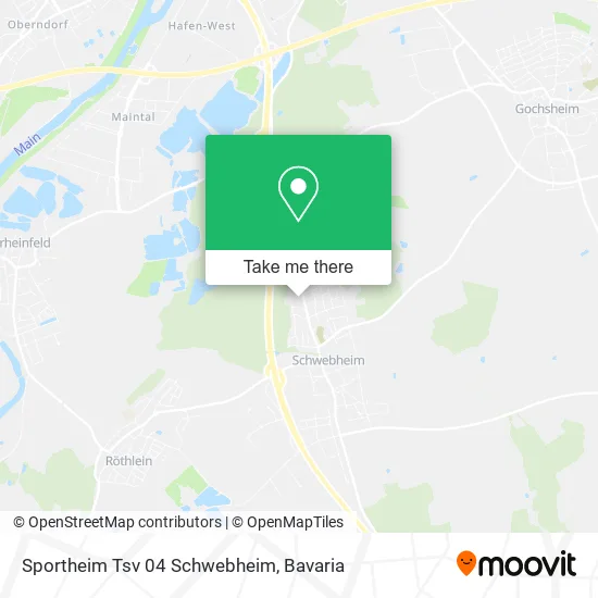 Карта Sportheim Tsv 04 Schwebheim