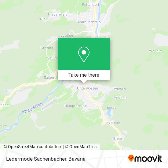 Ledermode Sachenbacher map