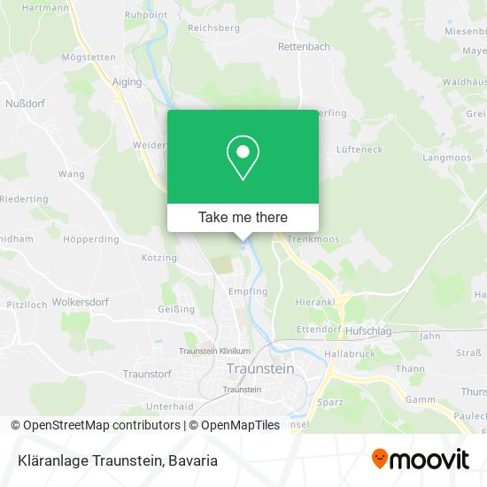 Kläranlage Traunstein map