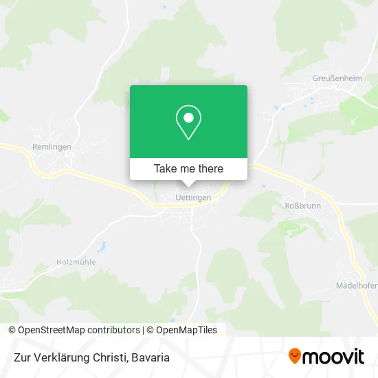 Карта Zur Verklärung Christi