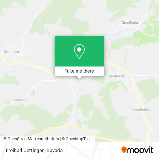 Карта Freibad Uettingen