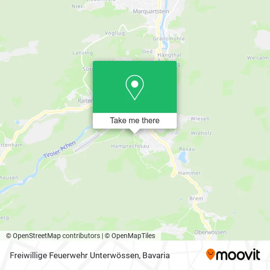 Карта Freiwillige Feuerwehr Unterwössen