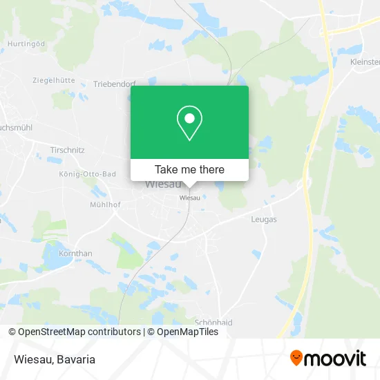 Карта Wiesau