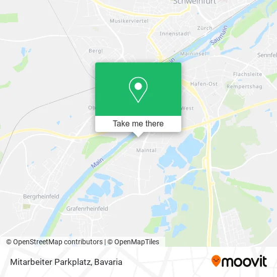 Карта Mitarbeiter Parkplatz