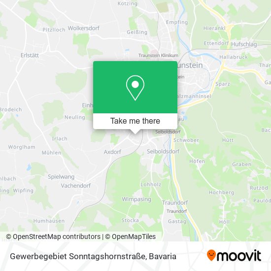 Gewerbegebiet Sonntagshornstraße map