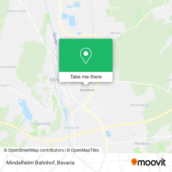 Карта Mindelheim Bahnhof